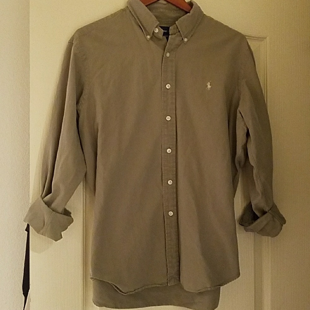 Ralph Lauren XL olive greenlong sleeve